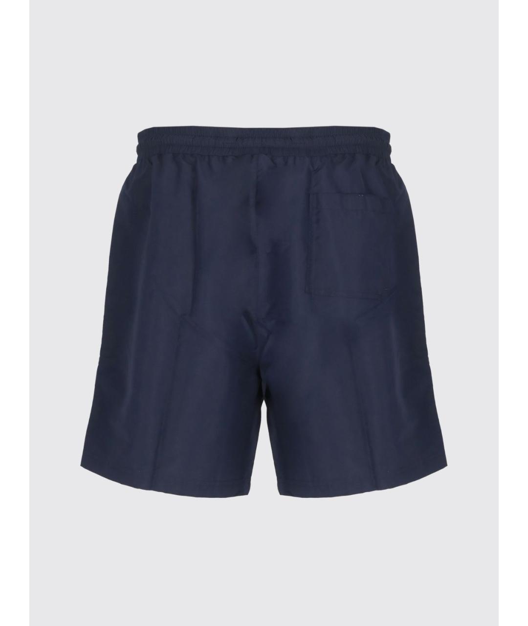 BRUNELLO CUCINELLI Синие полиэстеровые плавки, фото 2