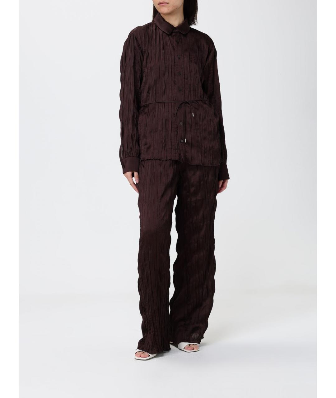 STAUD Коричневая рубашка, фото 2