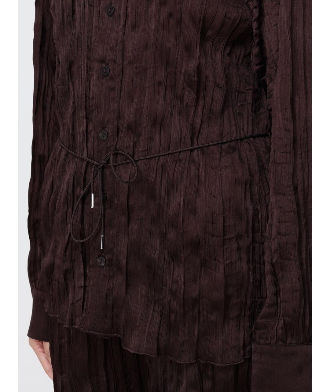 STAUD Коричневая рубашка, фото 4