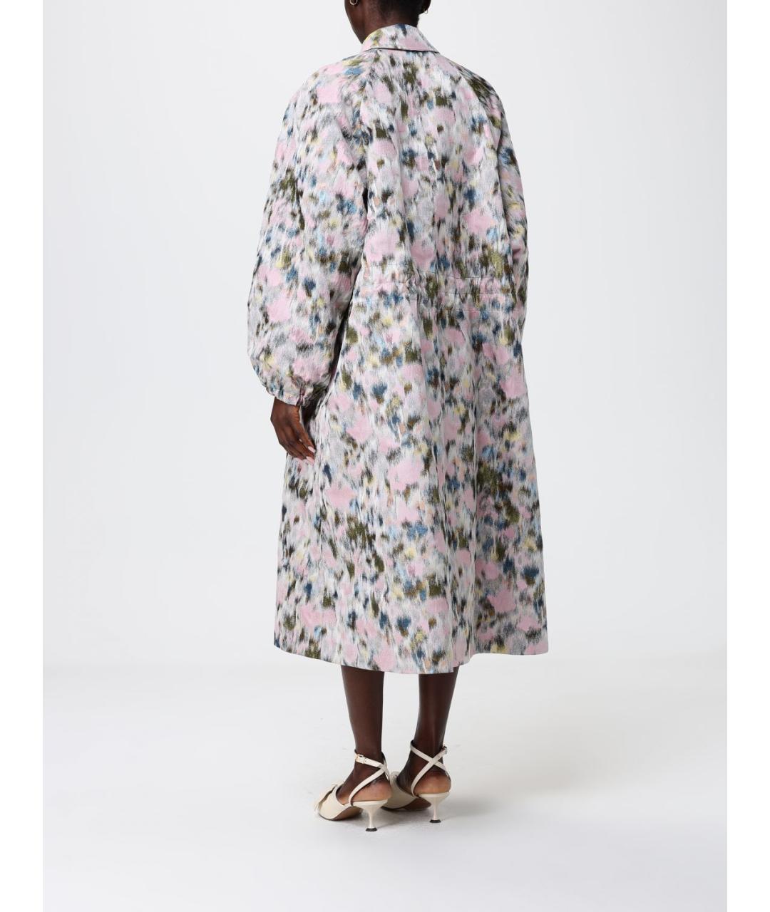 FABIANA FILIPPI Розовое полиэстеровое пальто, фото 3
