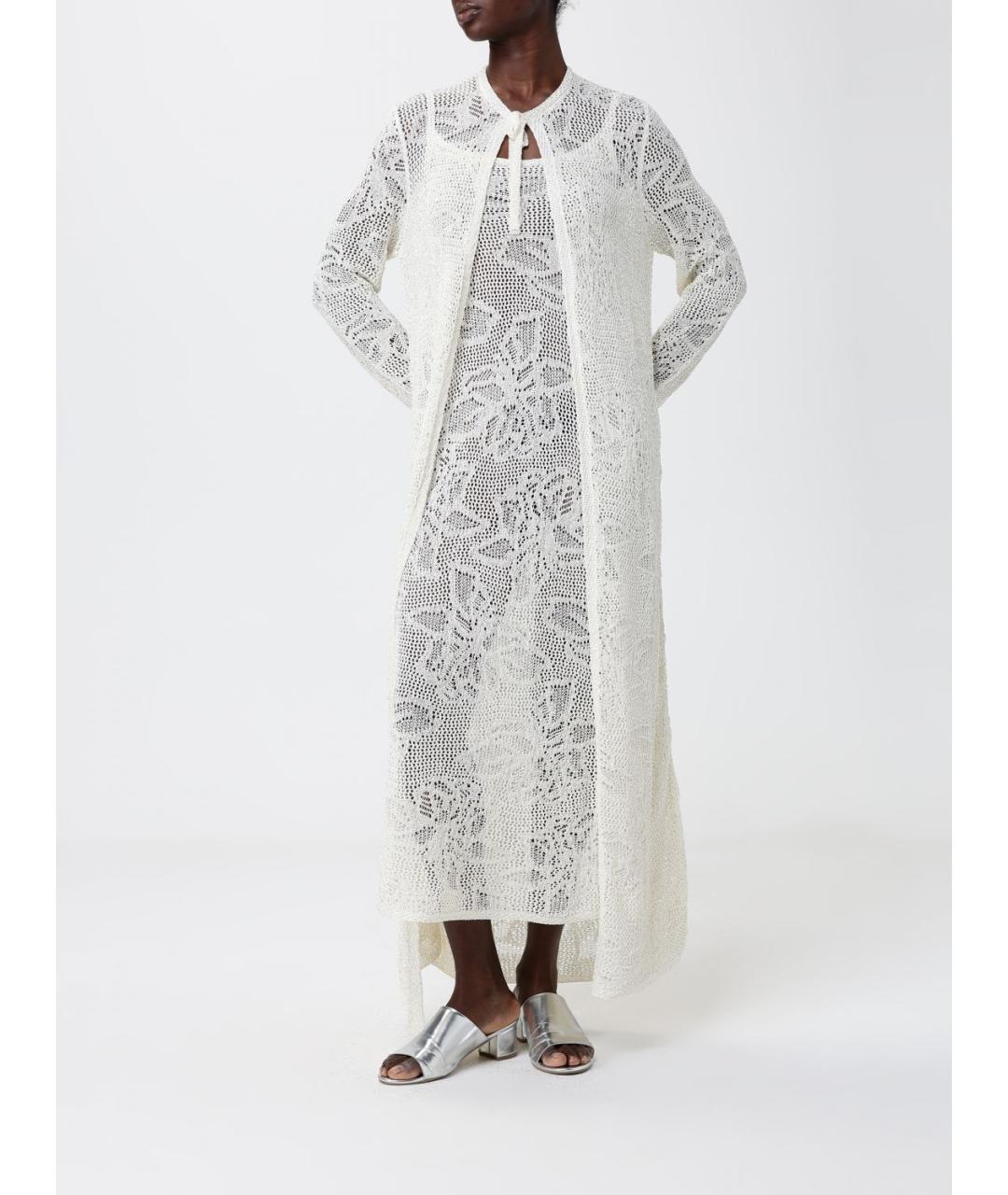 FABIANA FILIPPI Белое повседневное платье, фото 2