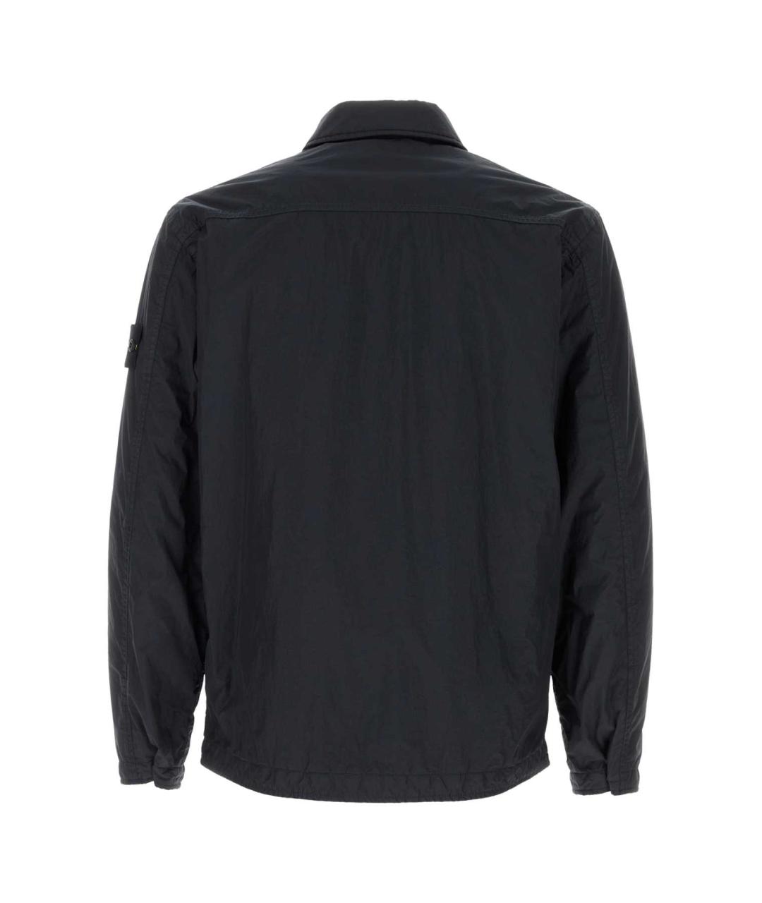 STONE ISLAND Темно-синяя полиамидовая куртка, фото 2