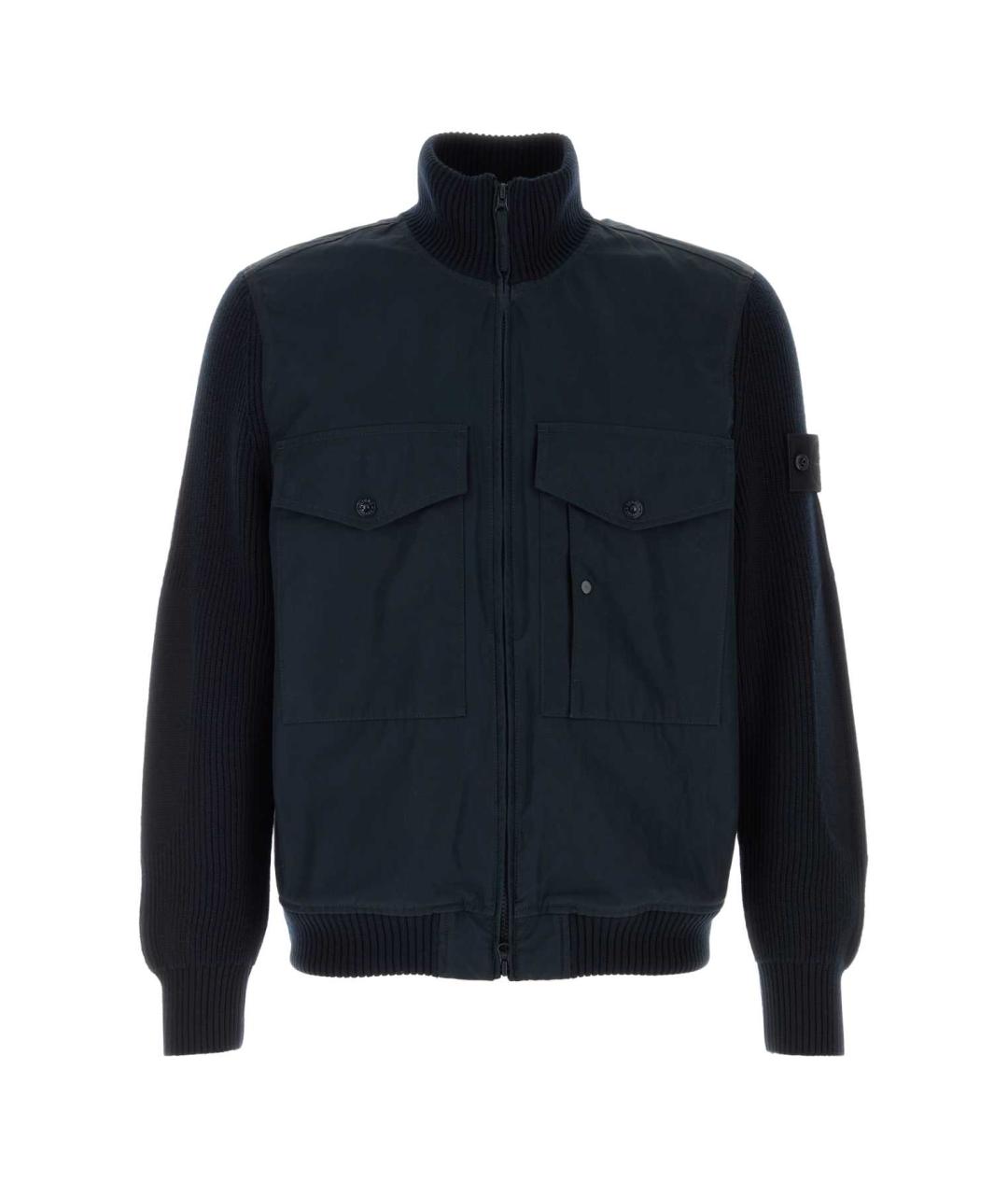 STONE ISLAND Синяя хлопковая куртка, фото 1