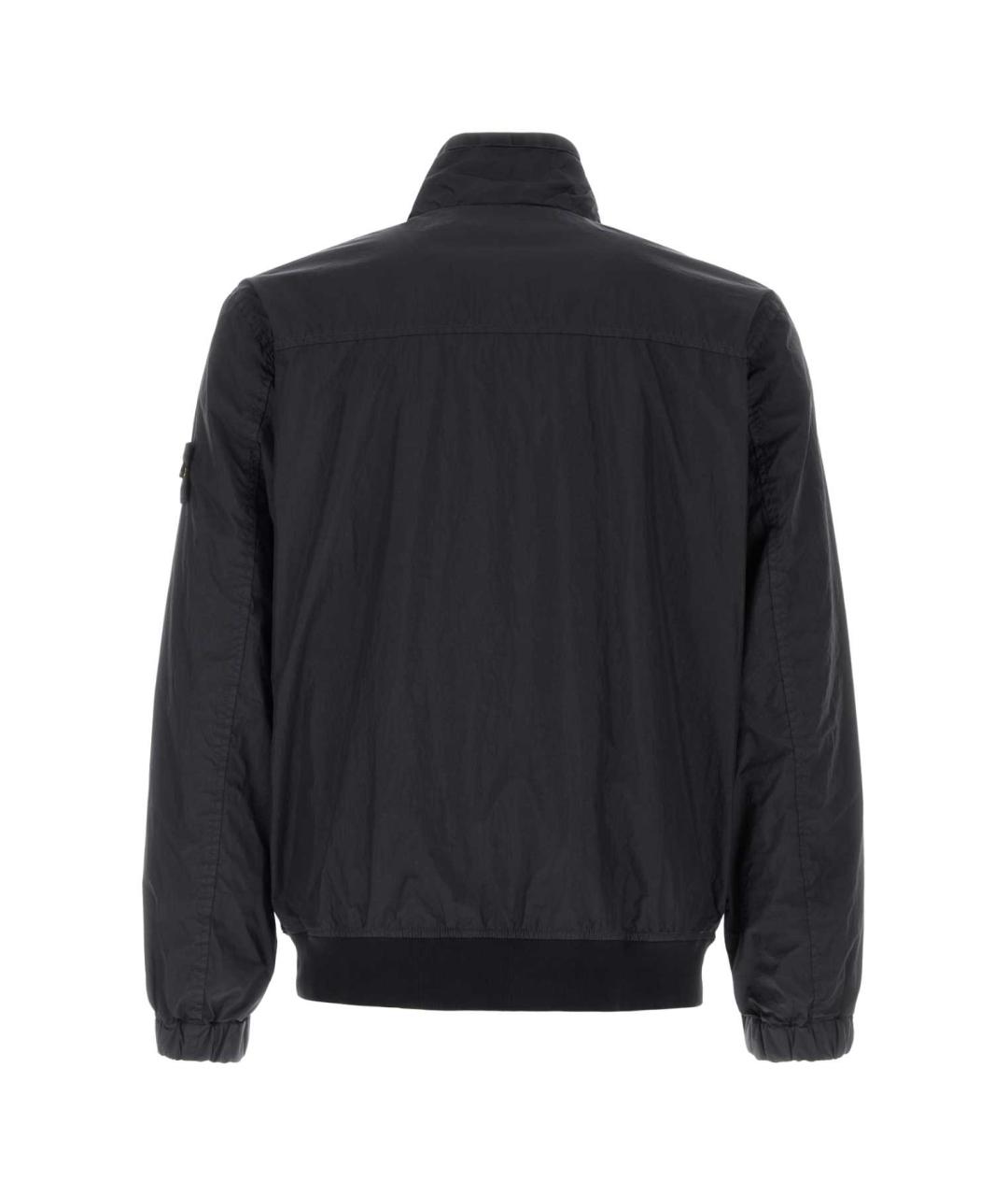 STONE ISLAND Темно-синяя полиамидовая куртка, фото 2