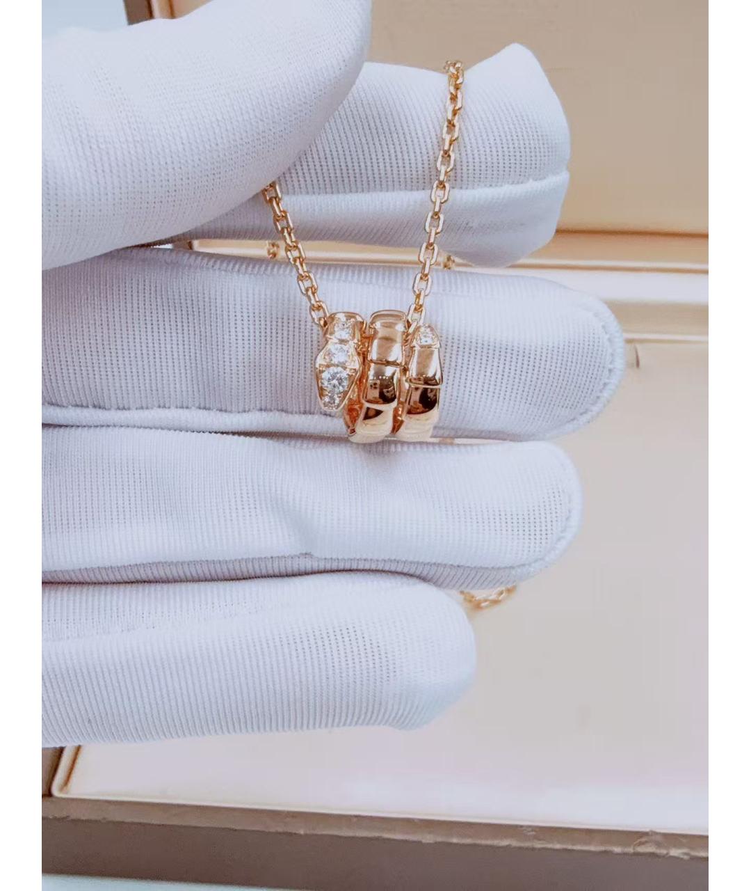 BVLGARI Золотое колье из розового золота, фото 4