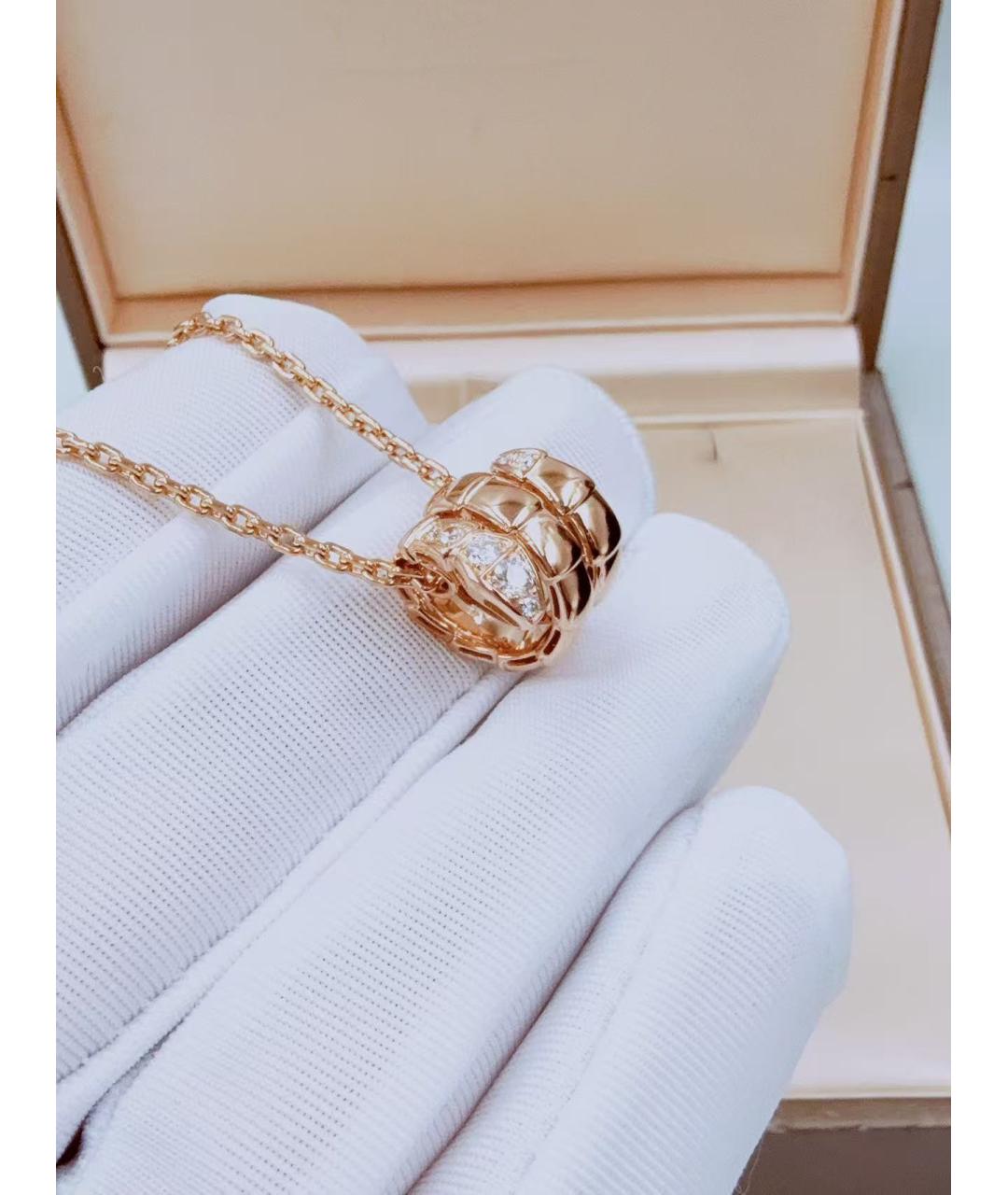 BVLGARI Золотое колье из розового золота, фото 6