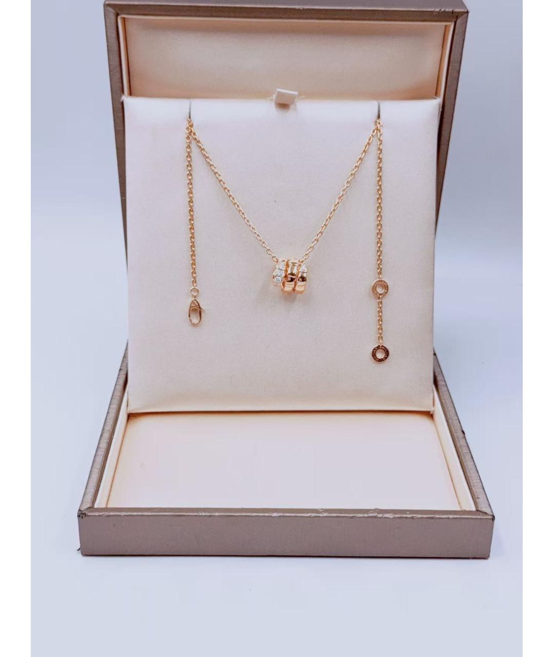 BVLGARI Золотое колье из розового золота, фото 2