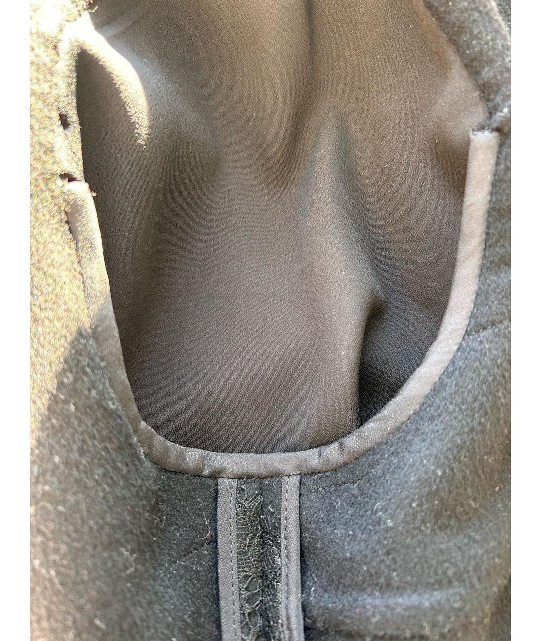 VALENTINO Черное шерстяное пальто, фото 7