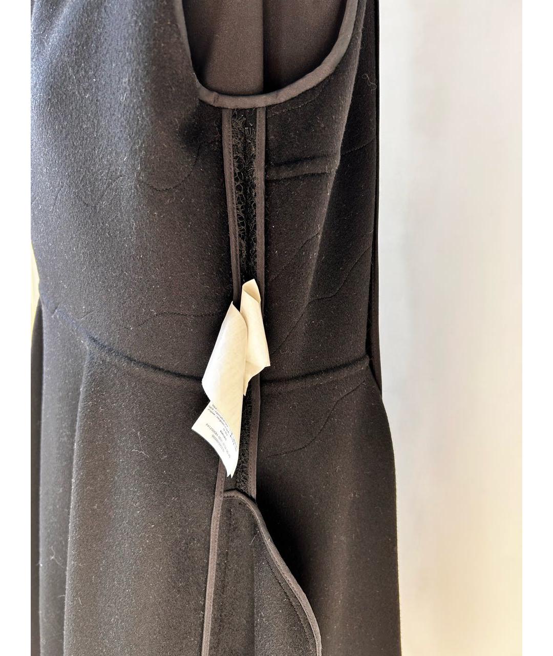VALENTINO Черное шерстяное пальто, фото 8