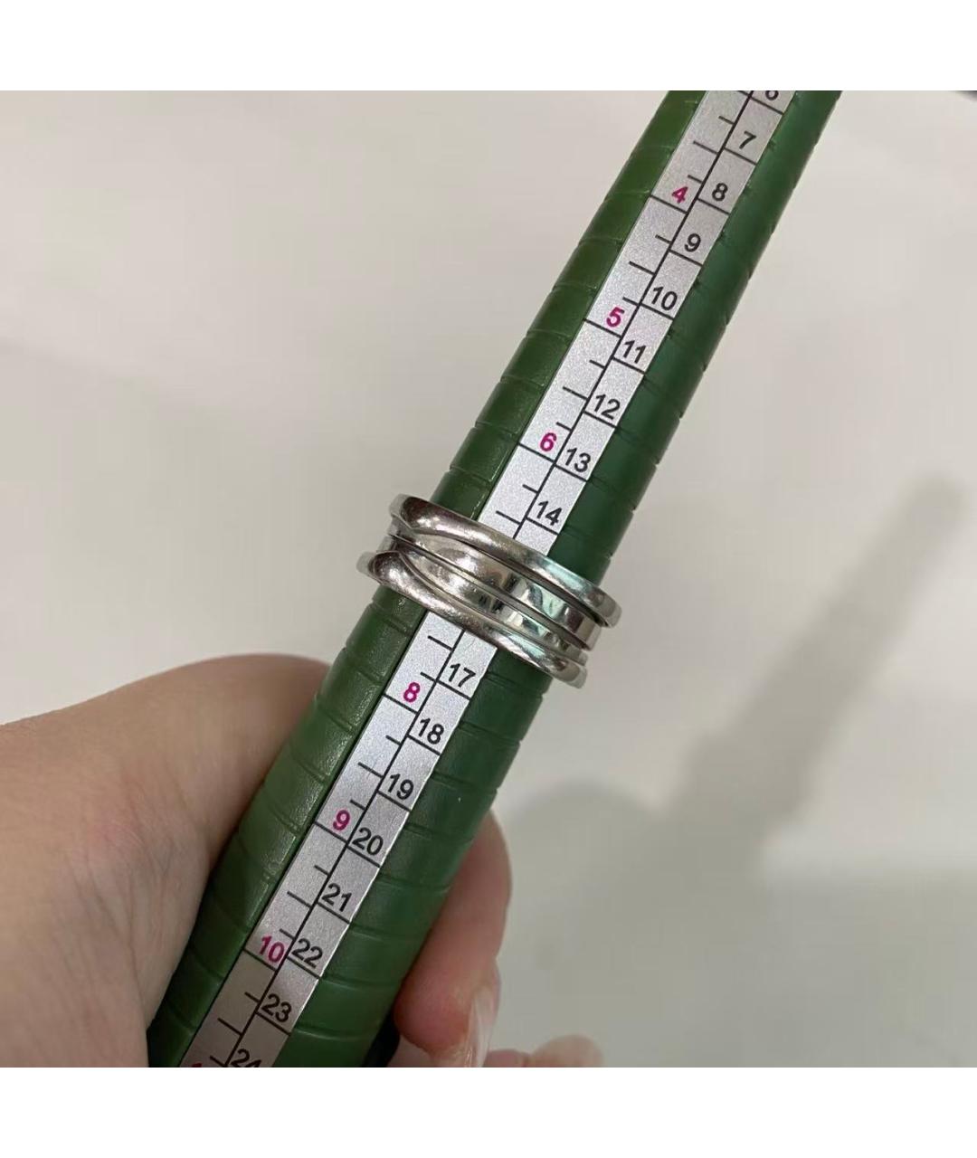 BVLGARI Серебряное кольцо из белого золота, фото 3