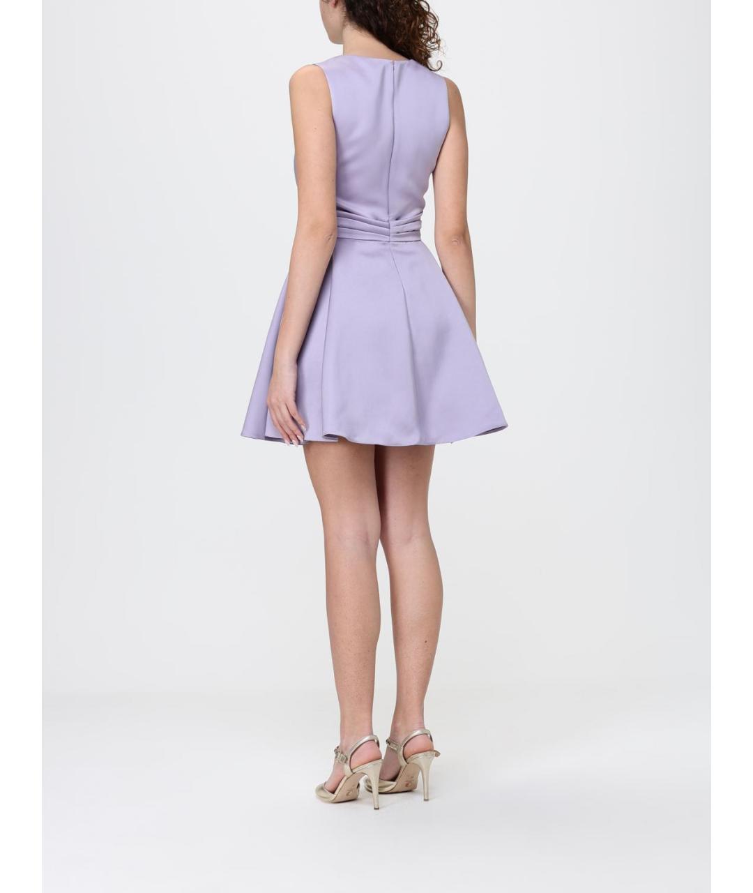 ELISABETTA FRANCHI Фиолетовое вечернее платье, фото 2