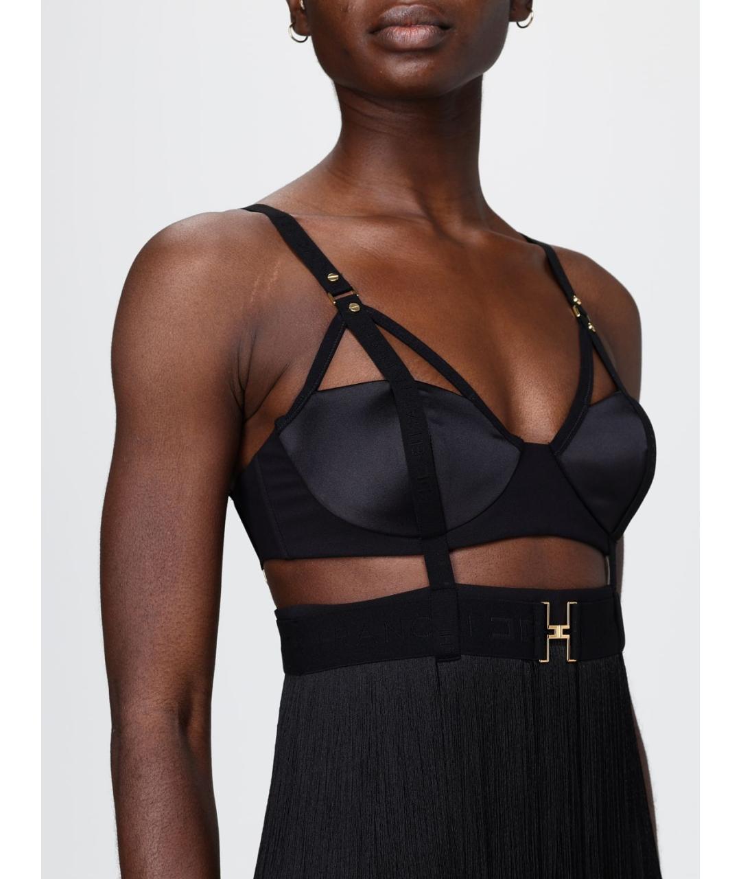 ELISABETTA FRANCHI Черное вечернее платье, фото 3