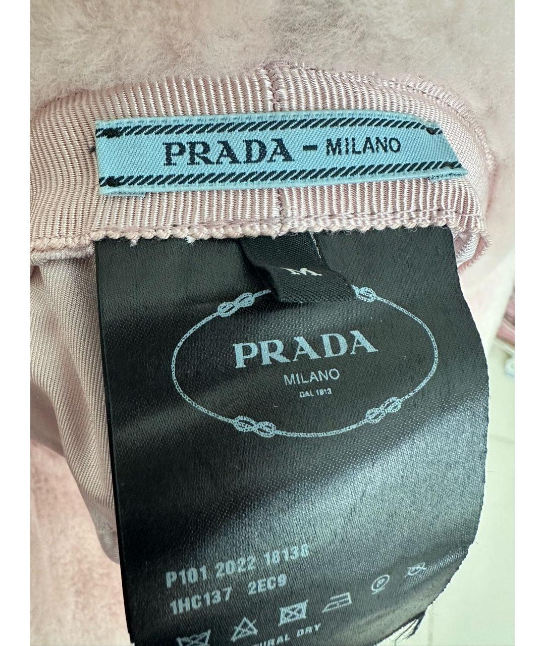 PRADA Розовая панама, фото 3