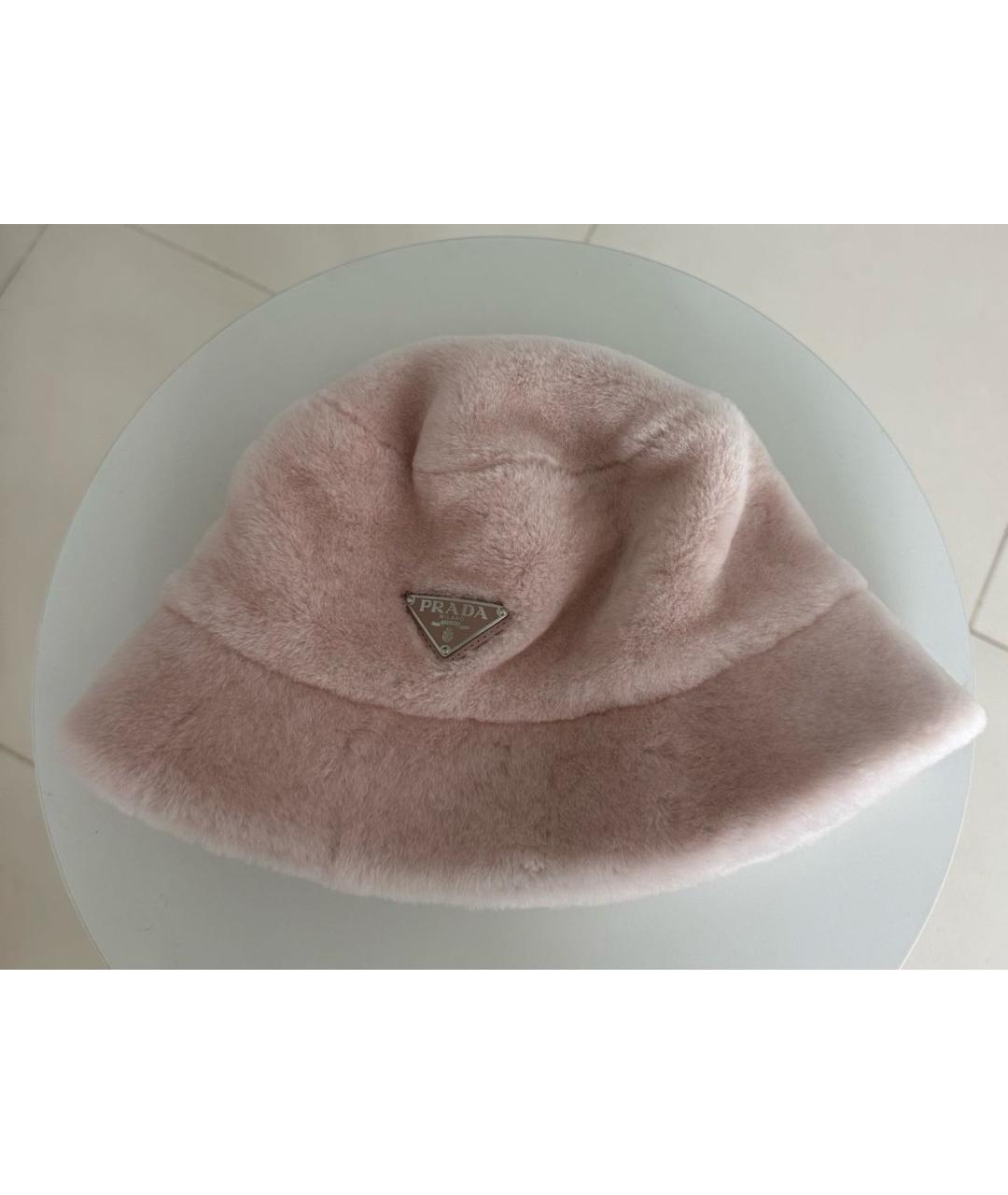 PRADA Розовая панама, фото 6