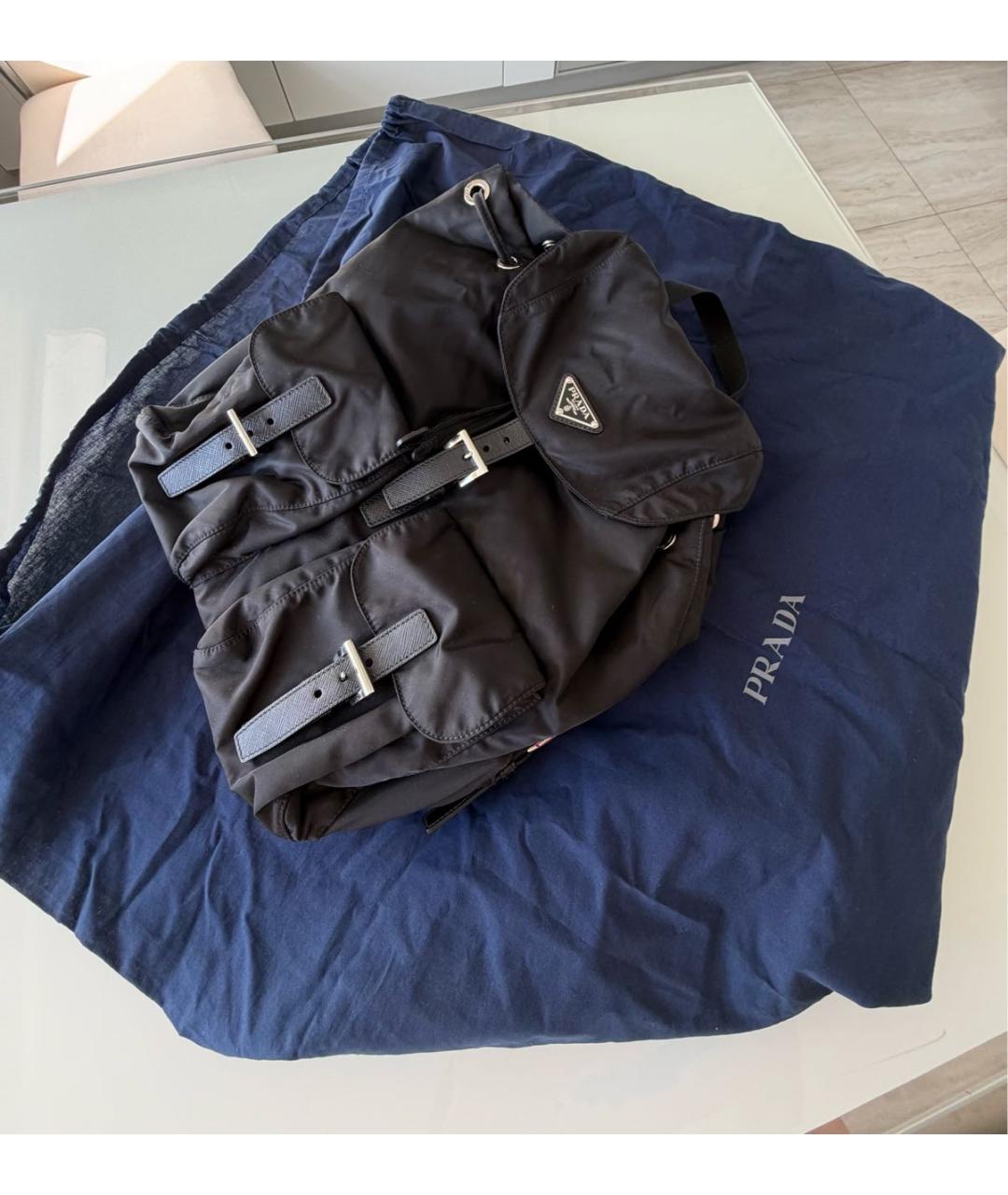 PRADA Черный рюкзак, фото 5
