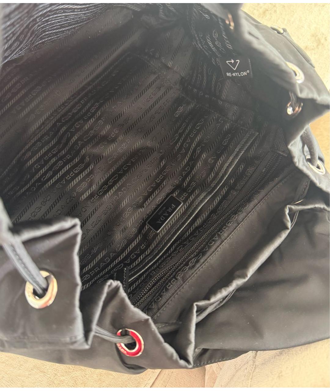 PRADA Черный рюкзак, фото 4