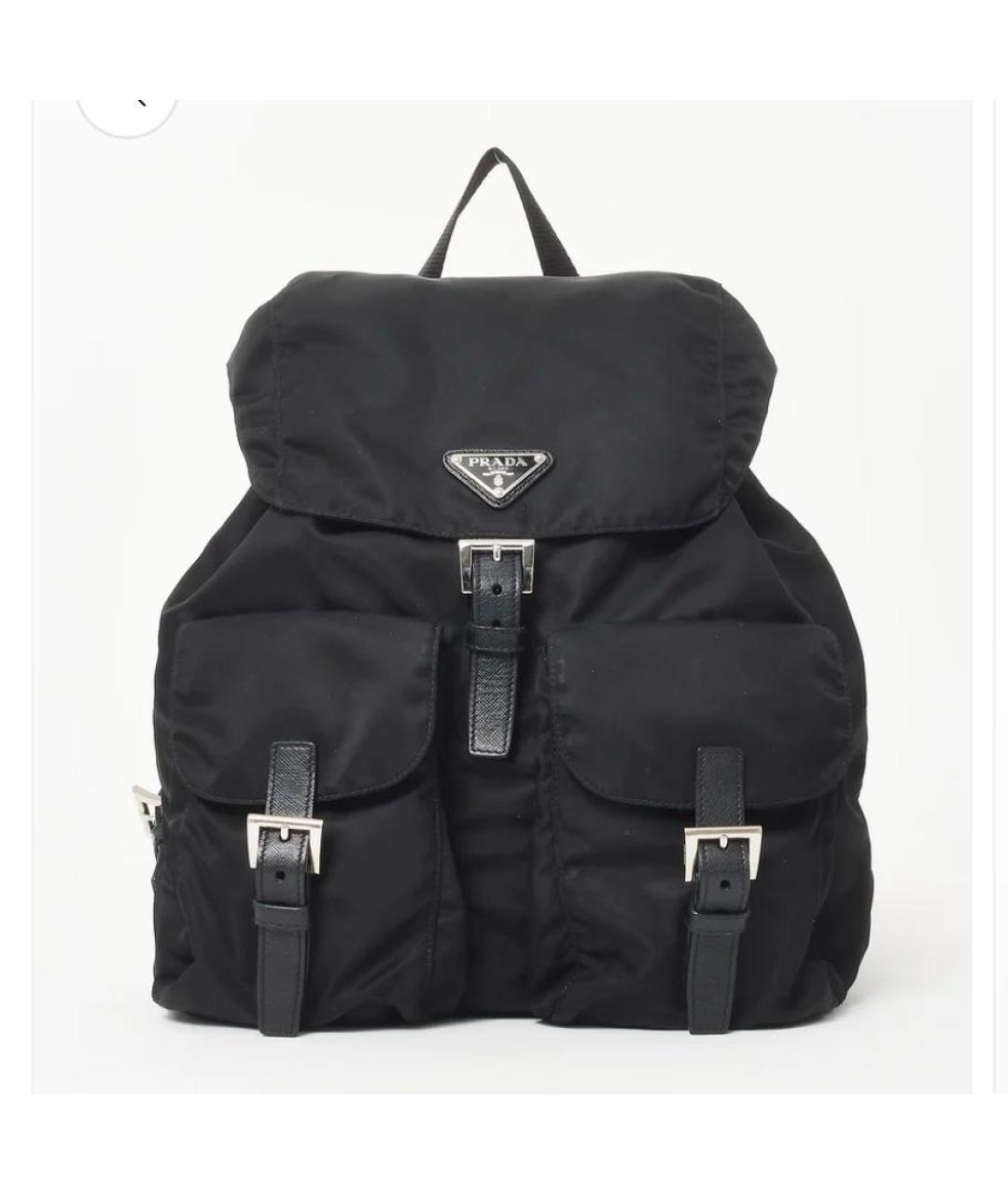 PRADA Черный рюкзак, фото 9