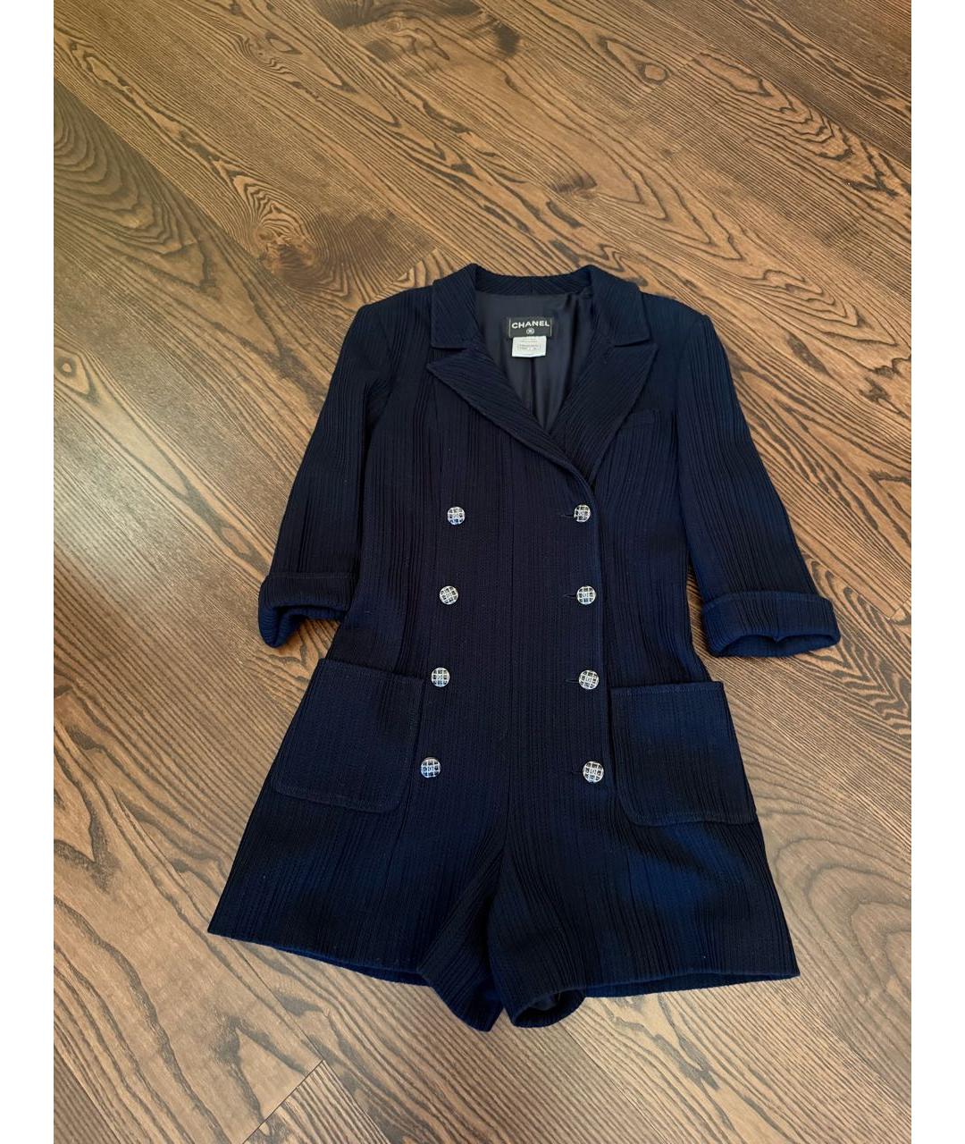 CHANEL Темно-синий комбинезон, фото 9