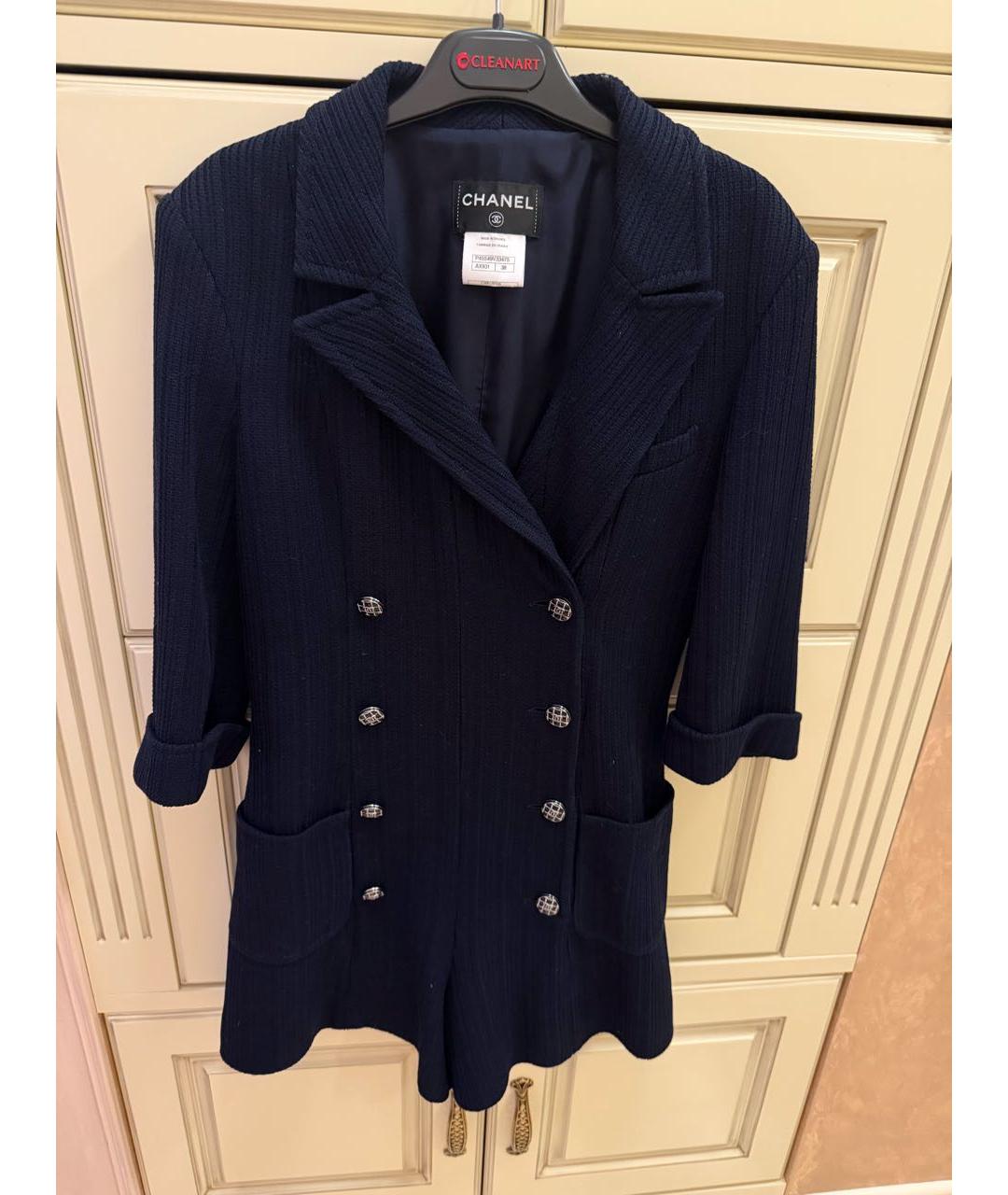 CHANEL Темно-синий комбинезон, фото 2