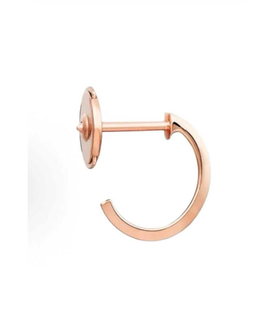 CARTIER Розовые серьги из розового золота, фото 2