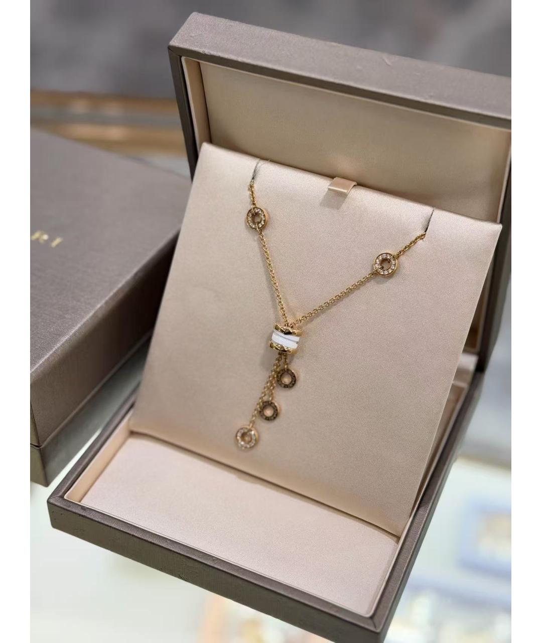 BVLGARI Золотое колье из розового золота, фото 5