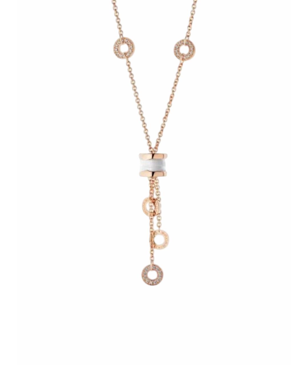 BVLGARI Золотое колье из розового золота, фото 1