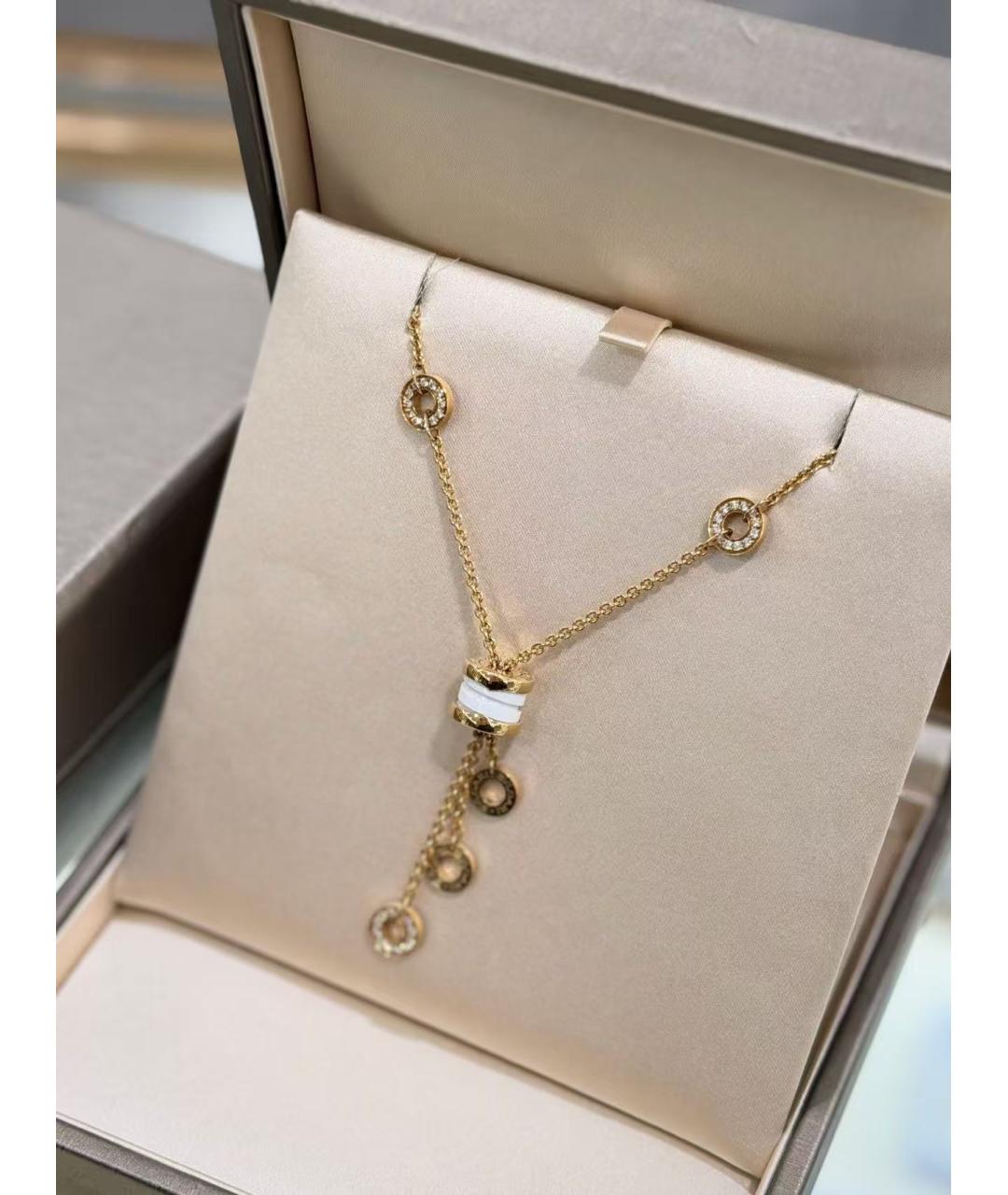 BVLGARI Золотое колье из розового золота, фото 3