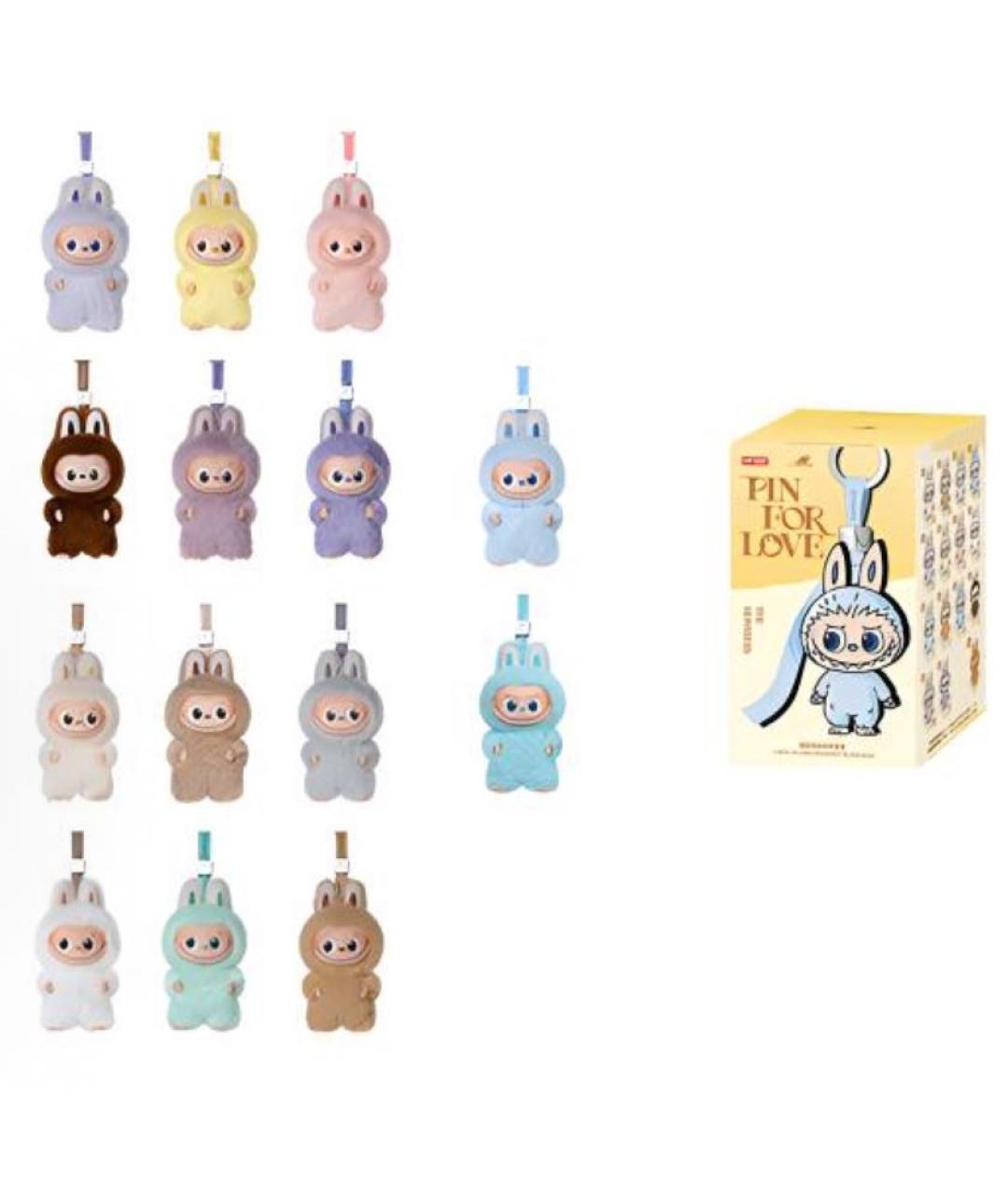 Labubu Желтый брелок, фото 1