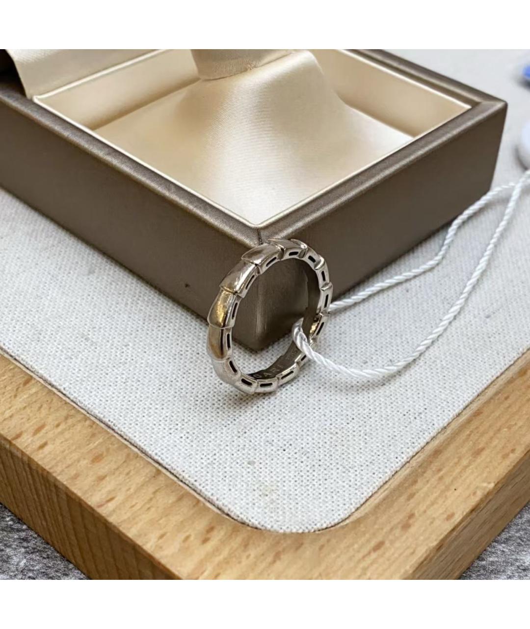BVLGARI Серебряное кольцо из белого золота, фото 3