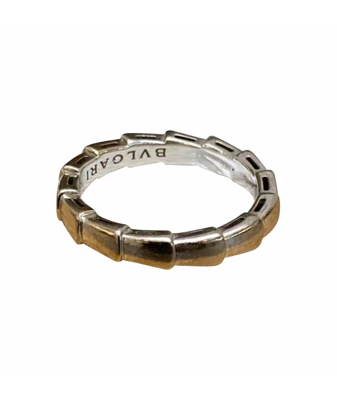 BVLGARI Серебряное кольцо из белого золота, фото 1
