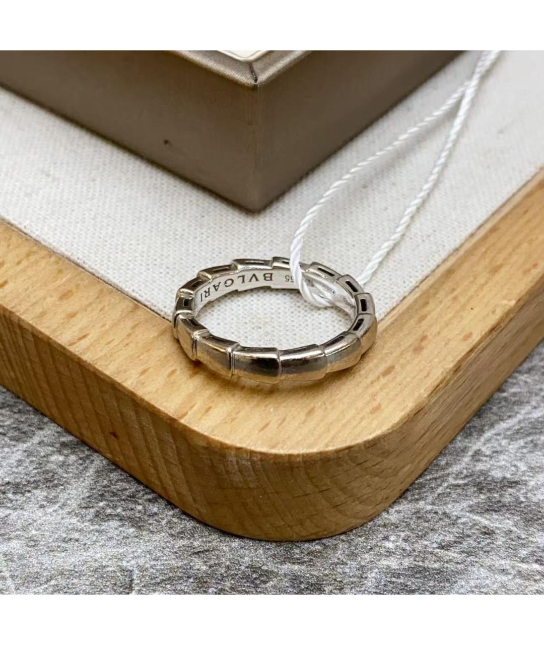 BVLGARI Серебряное кольцо из белого золота, фото 2