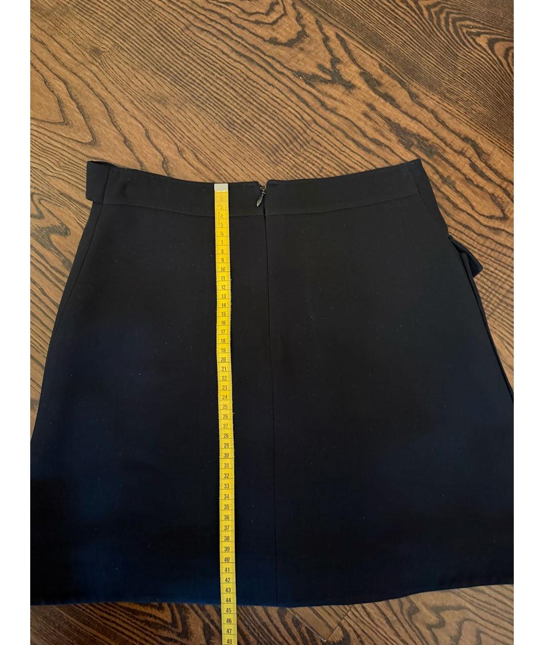 LOUIS VUITTON Черная юбка миди, фото 6