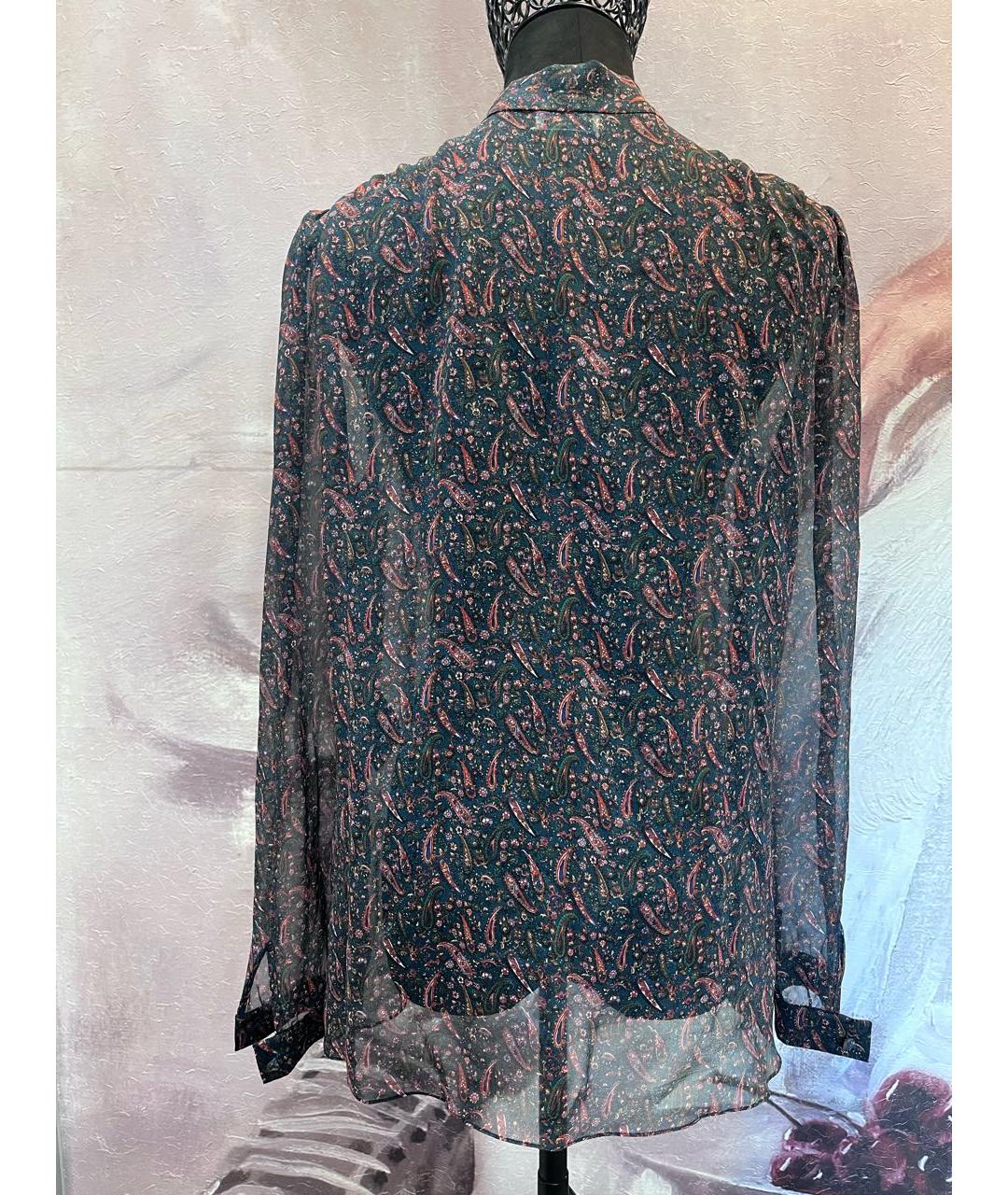 SAINT LAURENT Мульти шелковая блузы, фото 2