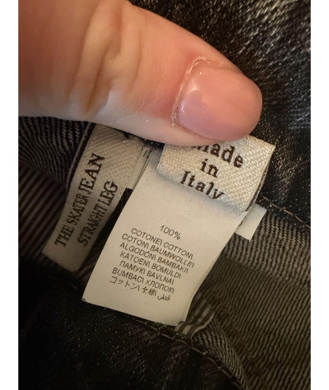 BRUNELLO CUCINELLI Серые хлопковые джинсы слим, фото 3