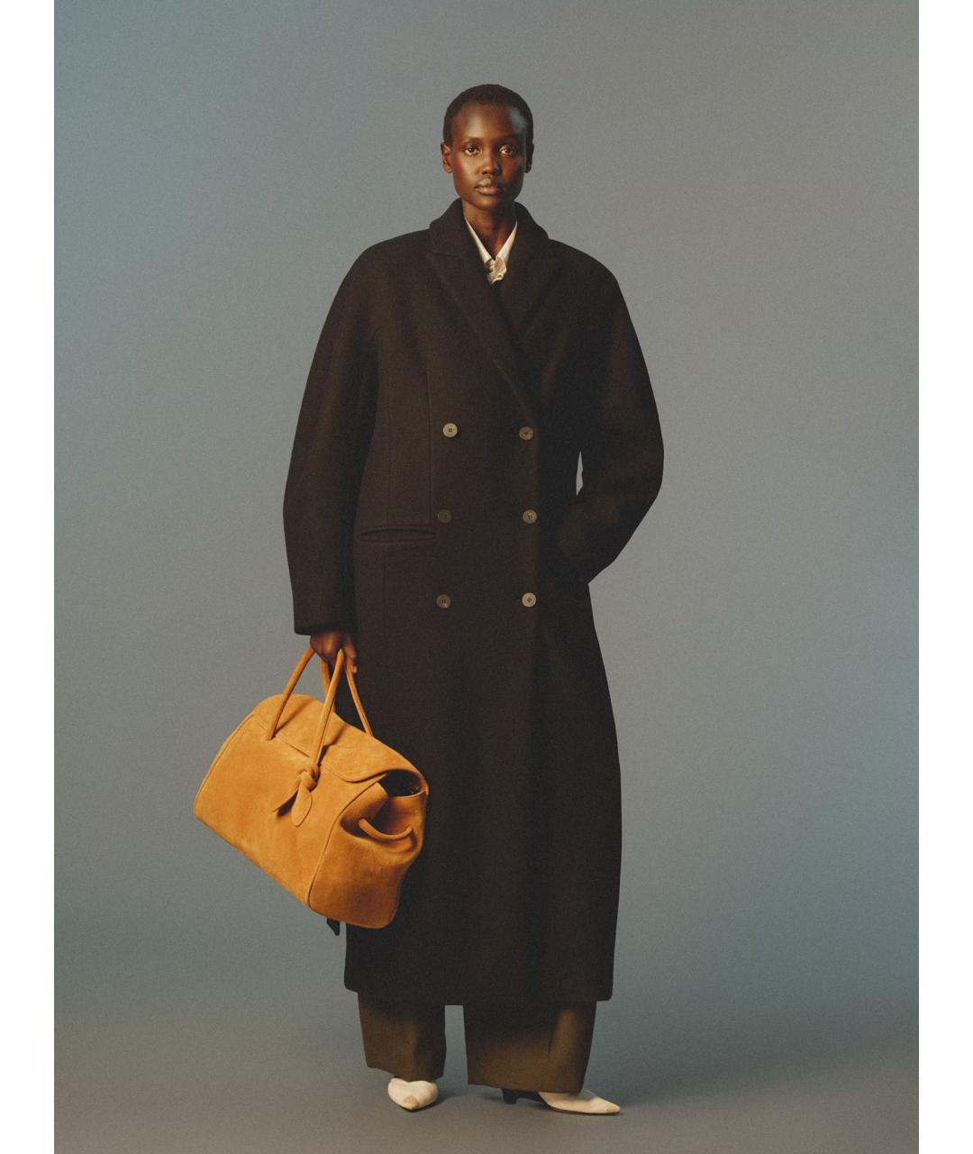 JACQUEMUS Бежевая замшевая сумка тоут, фото 2