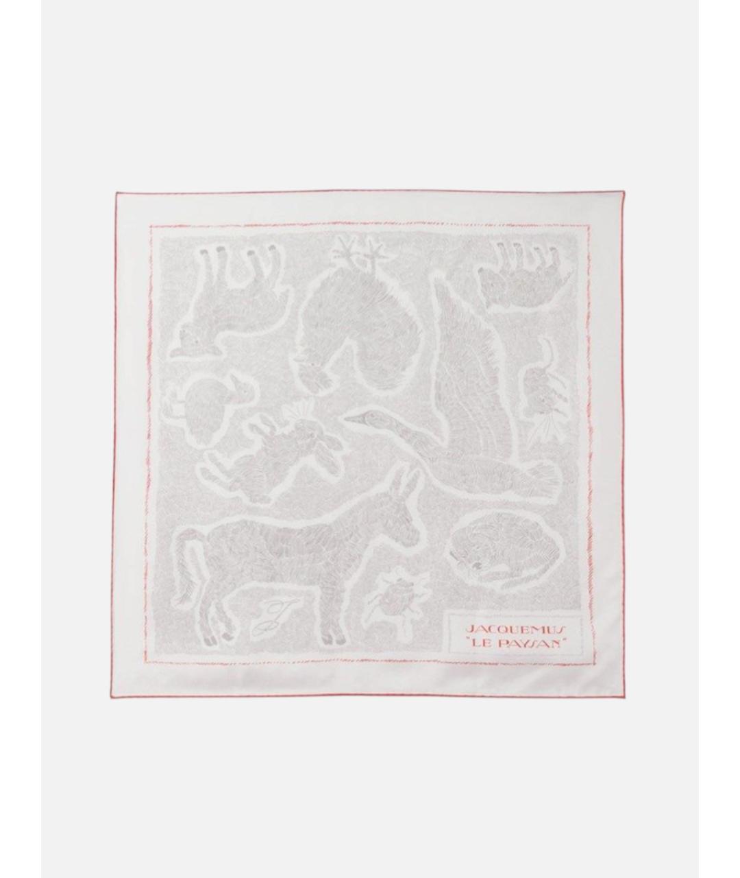 JACQUEMUS Мульти шелковый платок, фото 3