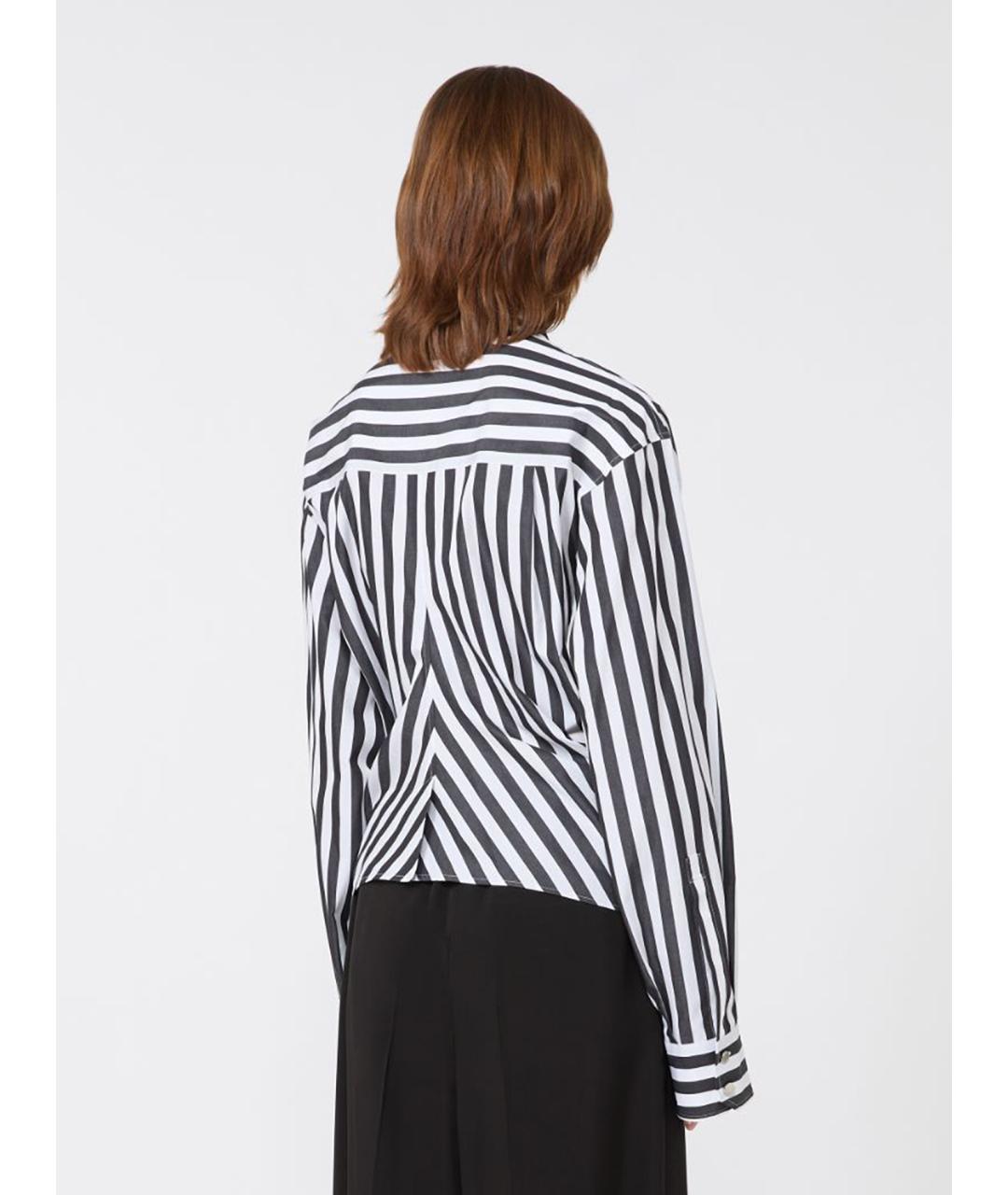 SPORTMAX Черная хлопковая рубашка, фото 3