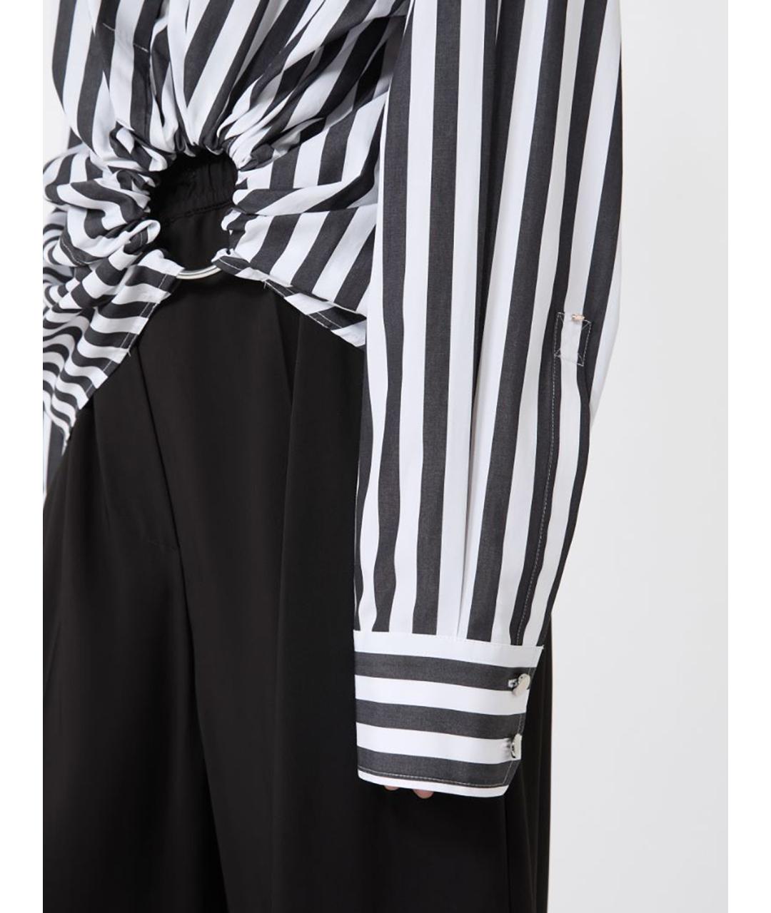 SPORTMAX Черная хлопковая рубашка, фото 5