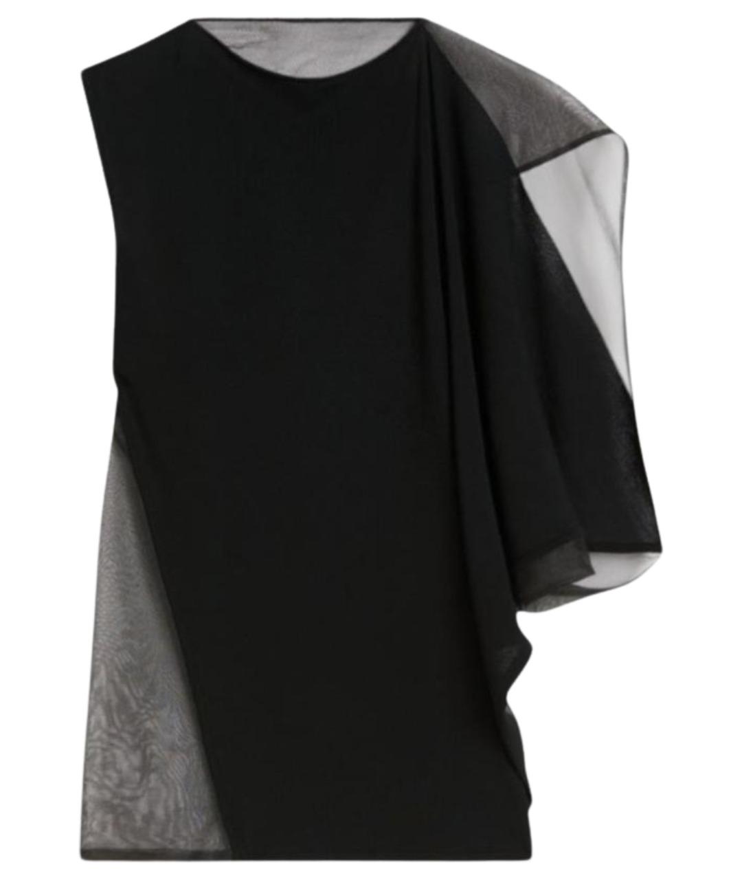 SPORTMAX Черная вискозная блузы, фото 1