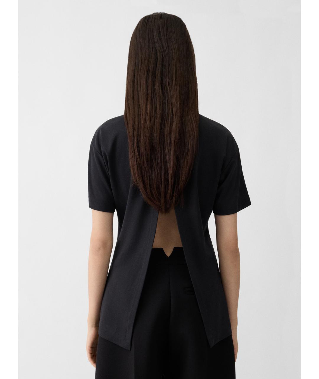 JACQUEMUS Черная футболка, фото 4