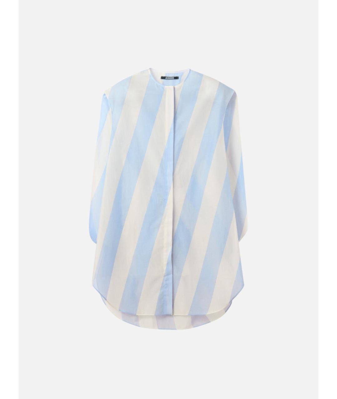 JACQUEMUS Мульти хлопковая рубашка, фото 7