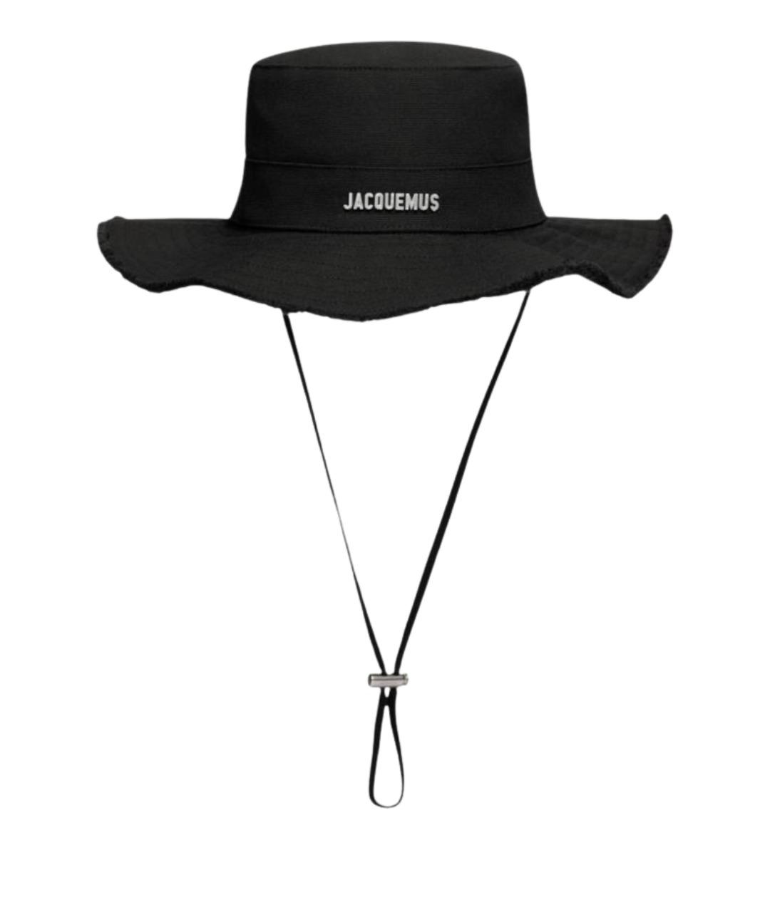 JACQUEMUS Черная хлопковая панама, фото 1