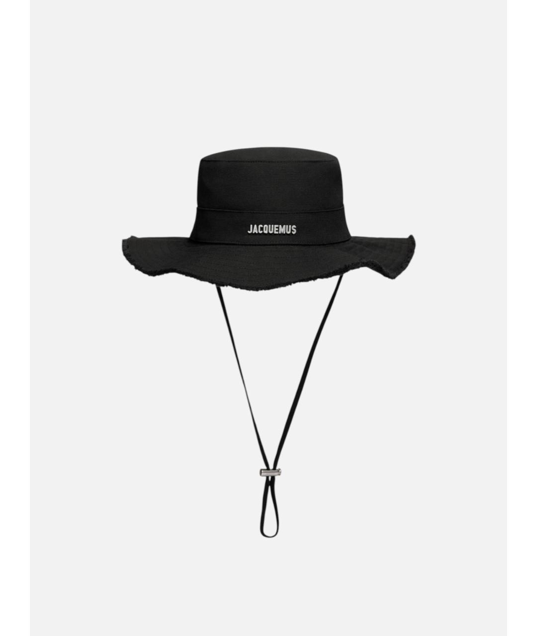 JACQUEMUS Черная хлопковая панама, фото 3