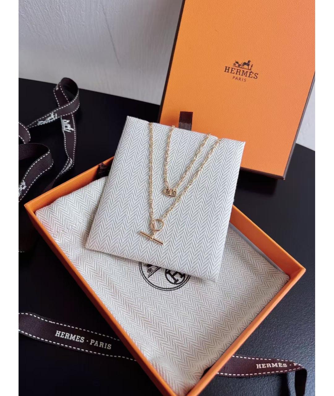 HERMES Золотая подвеска из розового золота, фото 6