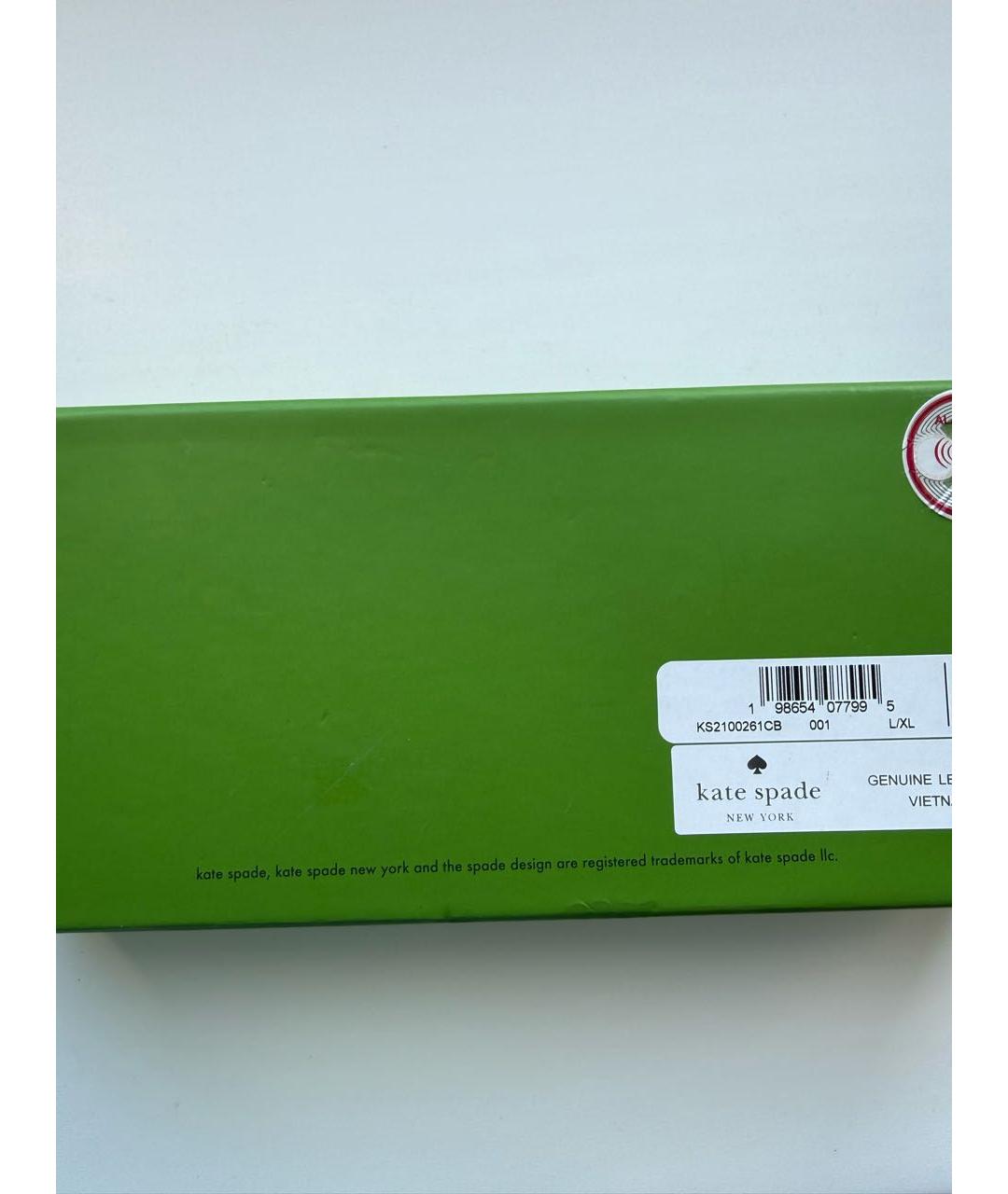 KATE SPADE Черный кожаный ремень, фото 3