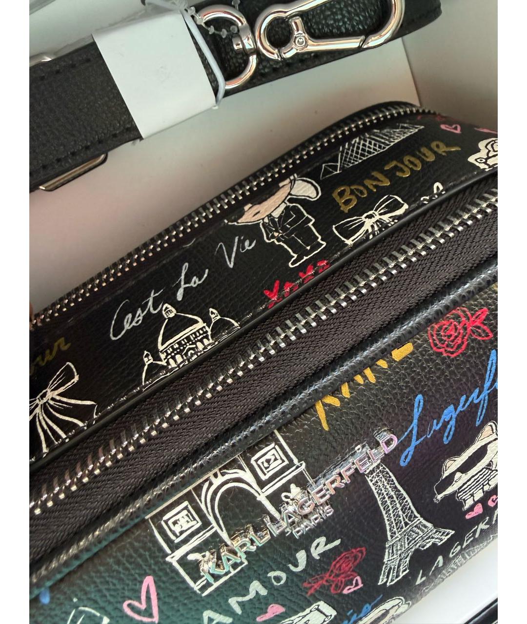 KARL LAGERFELD Мульти сумка через плечо из искусственной кожи, фото 4