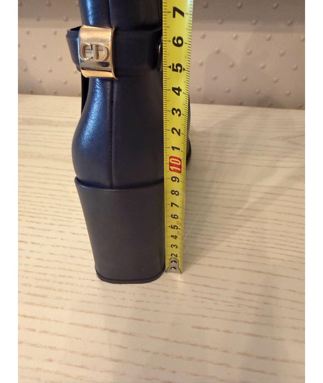 CHRISTIAN DIOR Кожаные ботильоны, фото 8