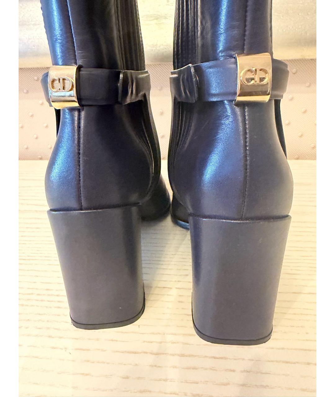 CHRISTIAN DIOR Кожаные ботильоны, фото 6