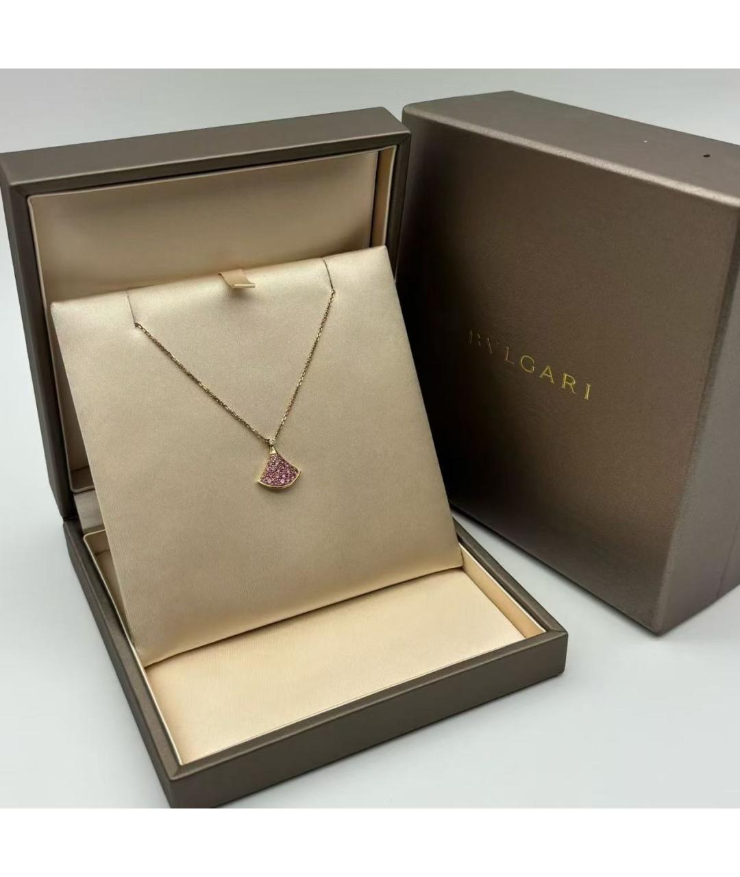 BVLGARI Золотое колье из розового золота, фото 3