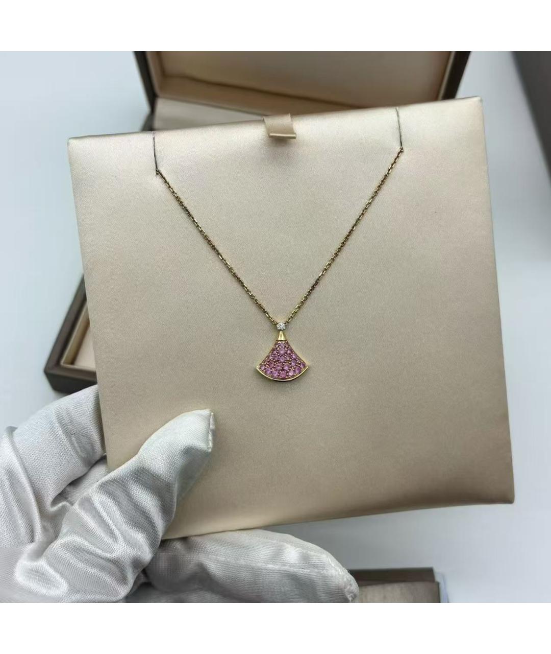 BVLGARI Золотое колье из розового золота, фото 4